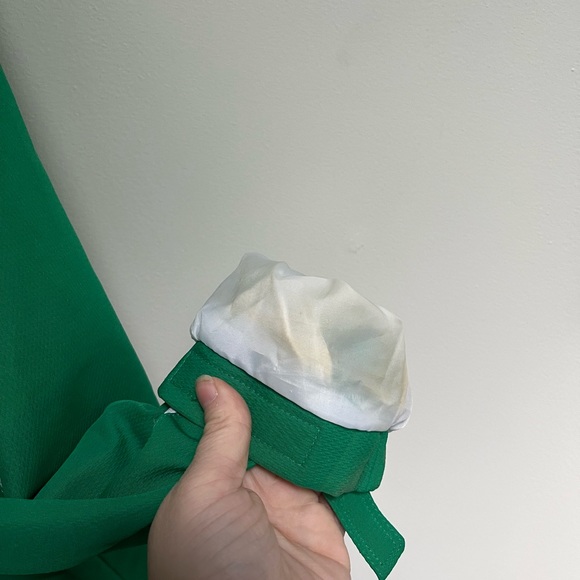 Russell green and white track jacket men’s GUC size 3X - Picture 8 of 9